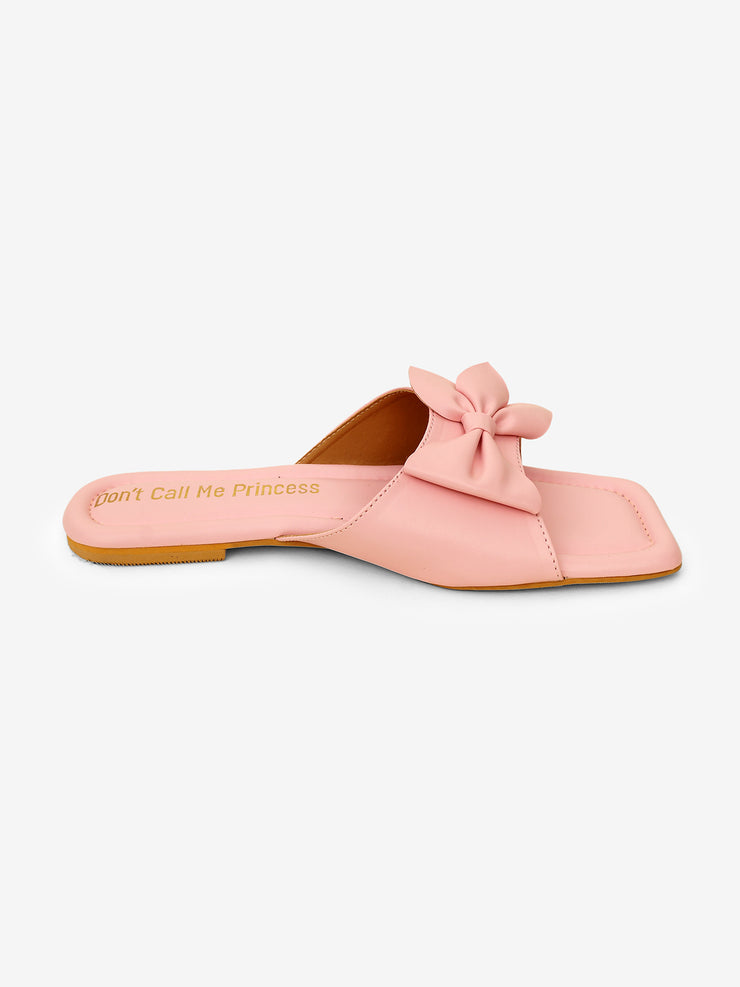 Rhaenyra Knotted Pink Flats