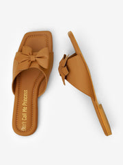 Rhaenyra Knotted Brown Flats